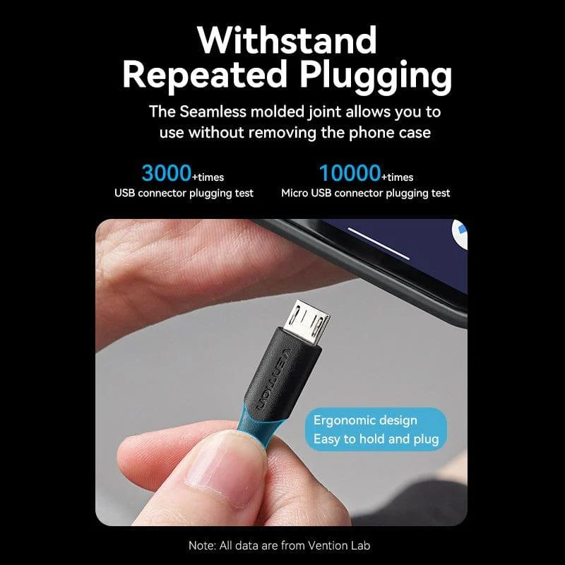 Vention USB-A → Micro-USB kaabel 0.5m