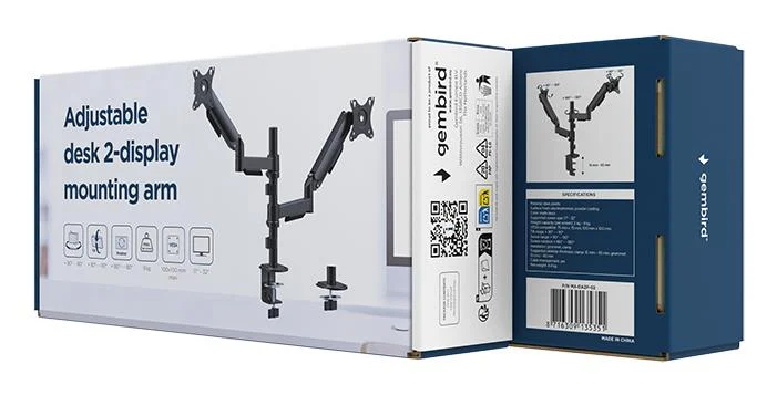 Gembird MA-DA2P-02 mounts and stands