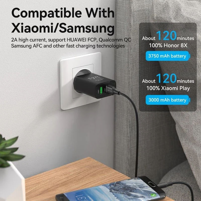 Vention USB-A → Micro-USB kaabel 0,25m