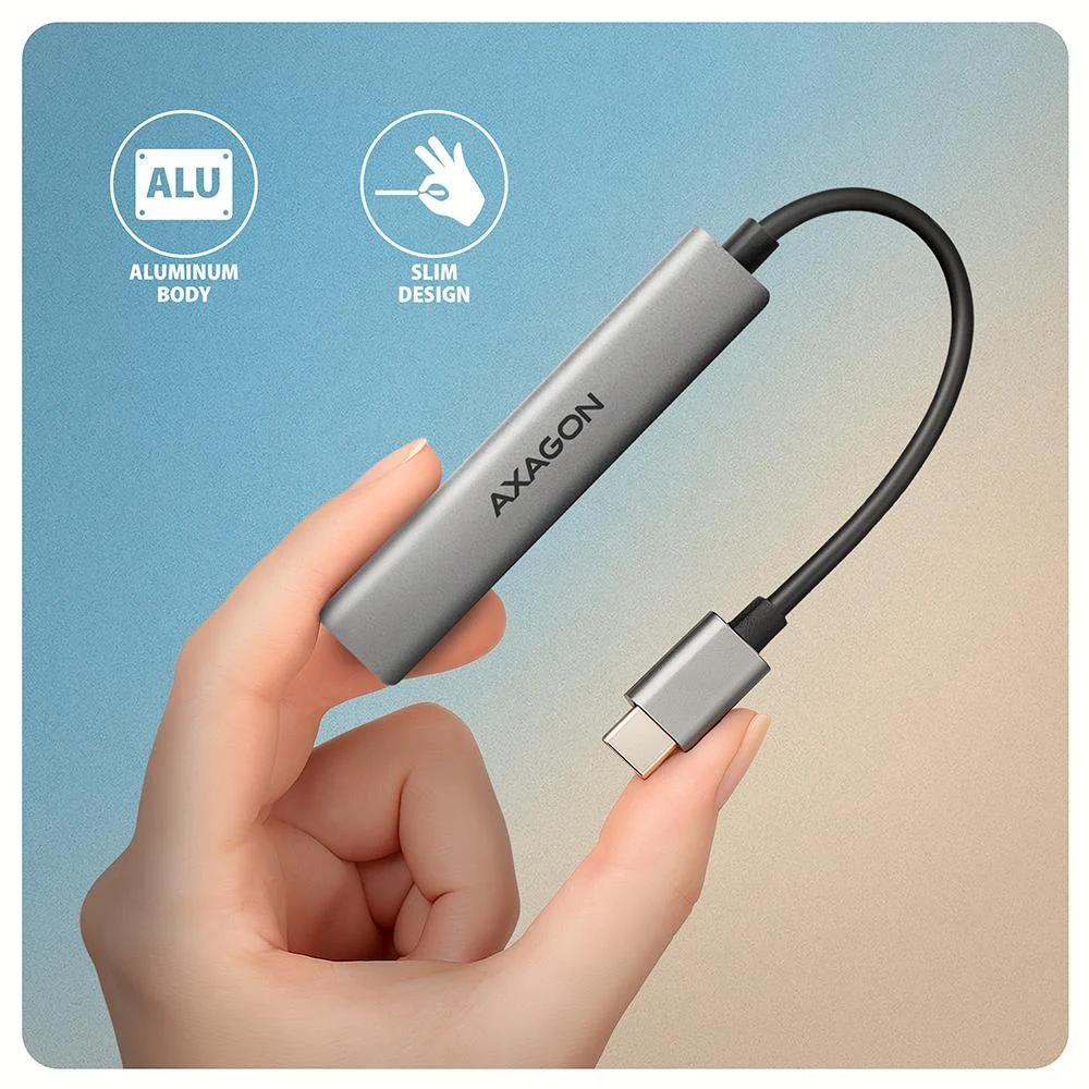 Axagon HUE-STC USB 3.2 Hub 4-pordi