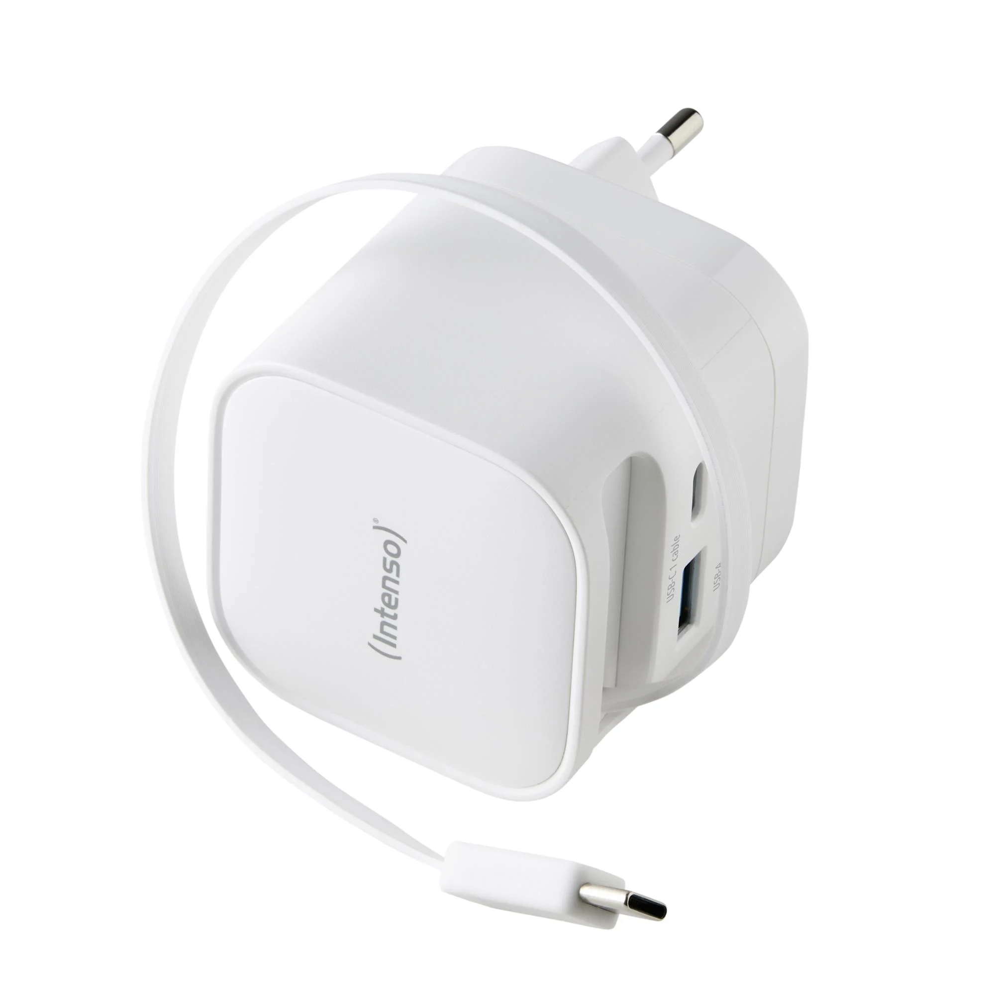 Intenso 65W USB-A/USB-C power adapter must