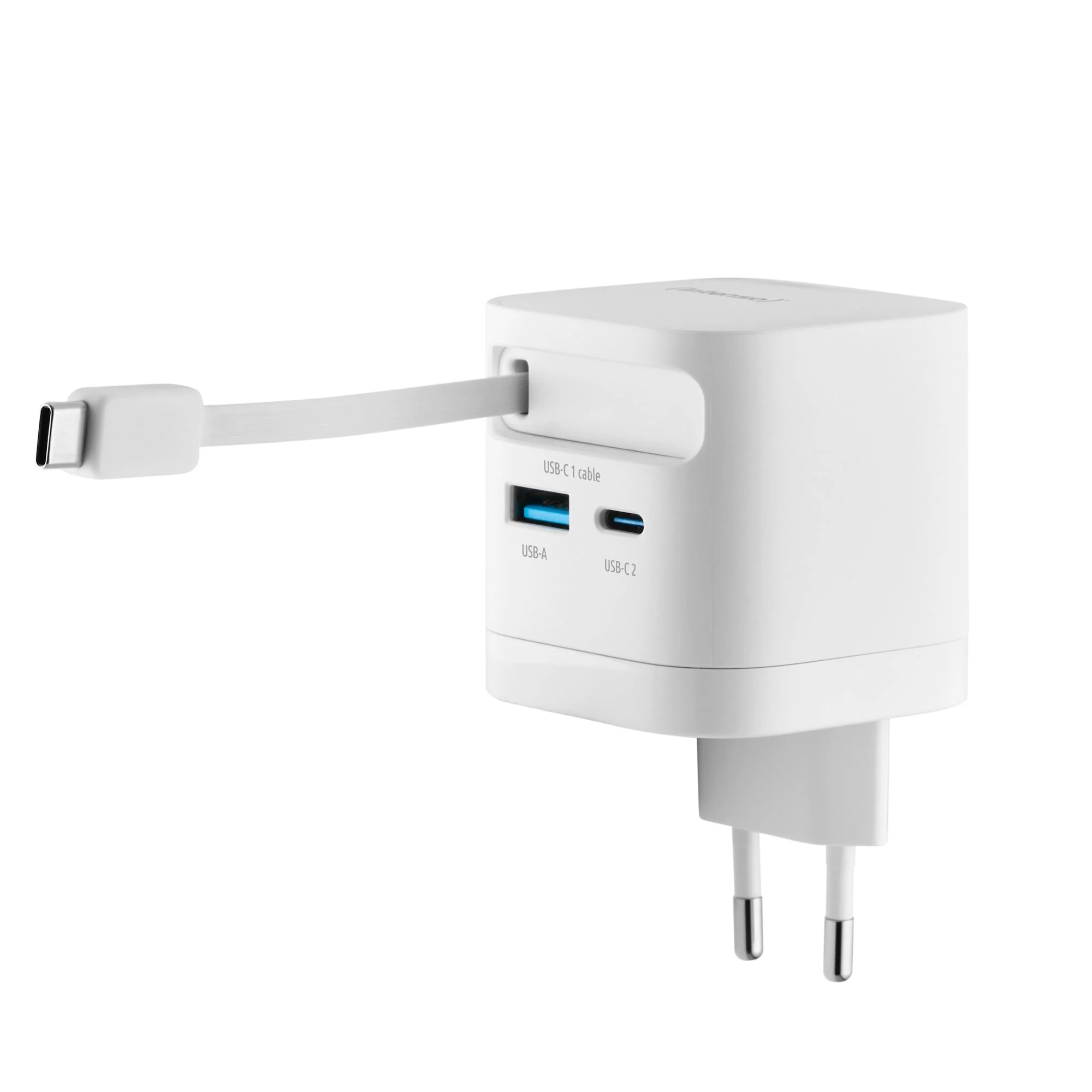 Intenso 65W USB-A/USB-C power adapter must