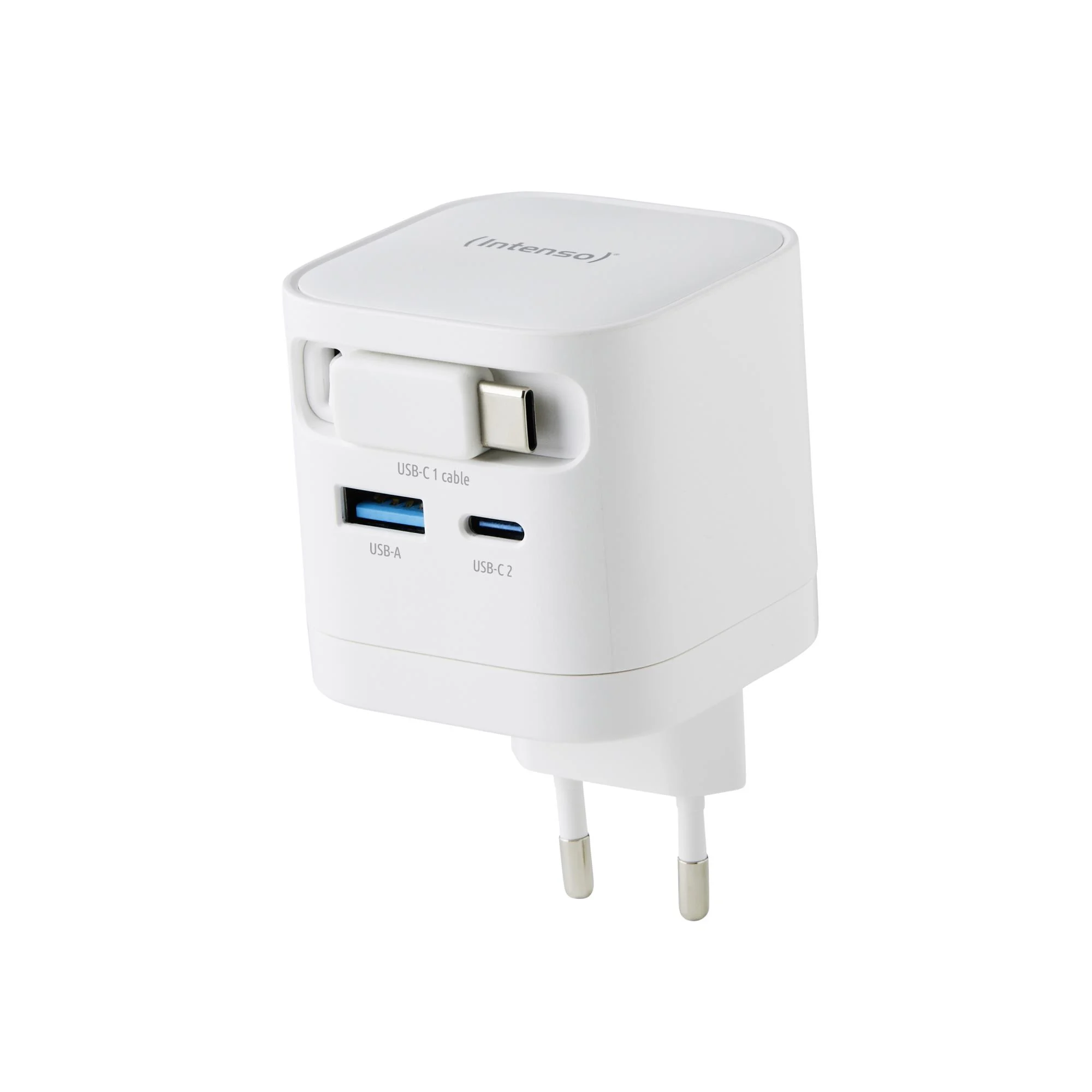 Intenso 65W USB-A/USB-C power adapter must