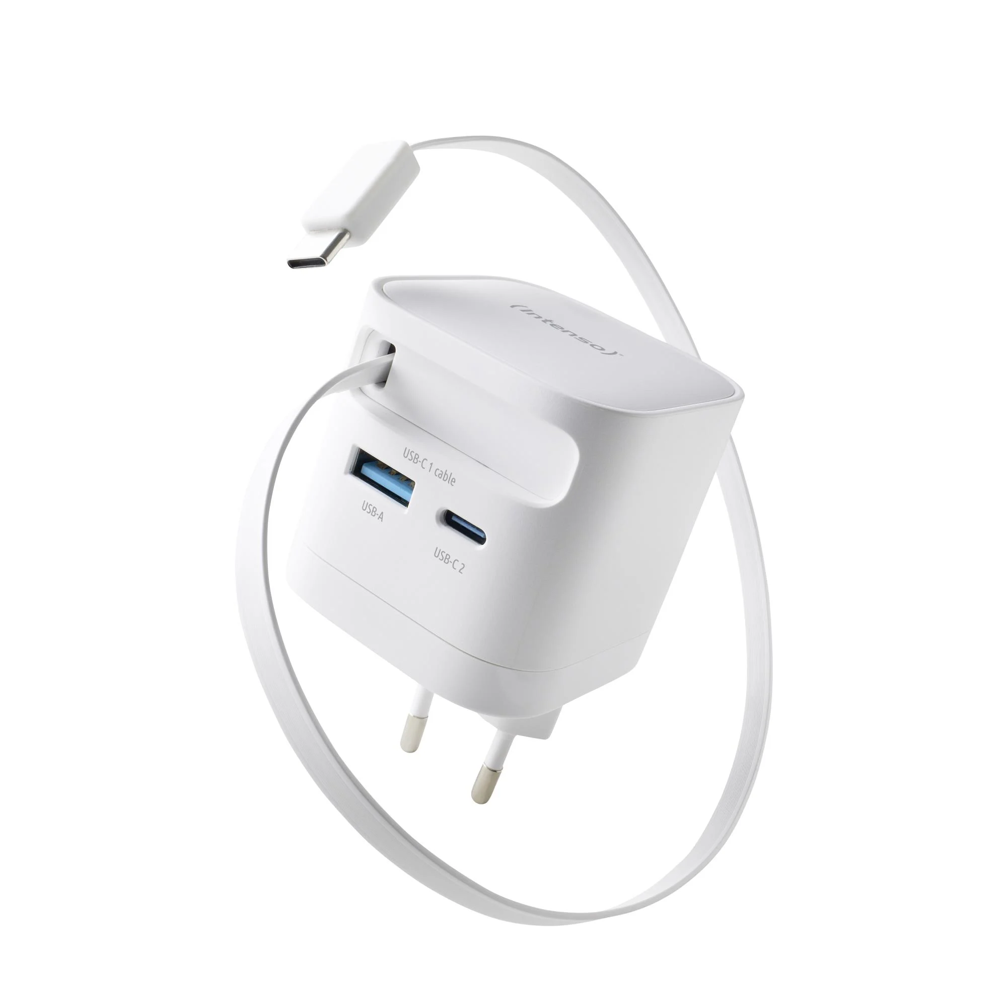 Intenso 65W USB-A/USB-C power adapter must