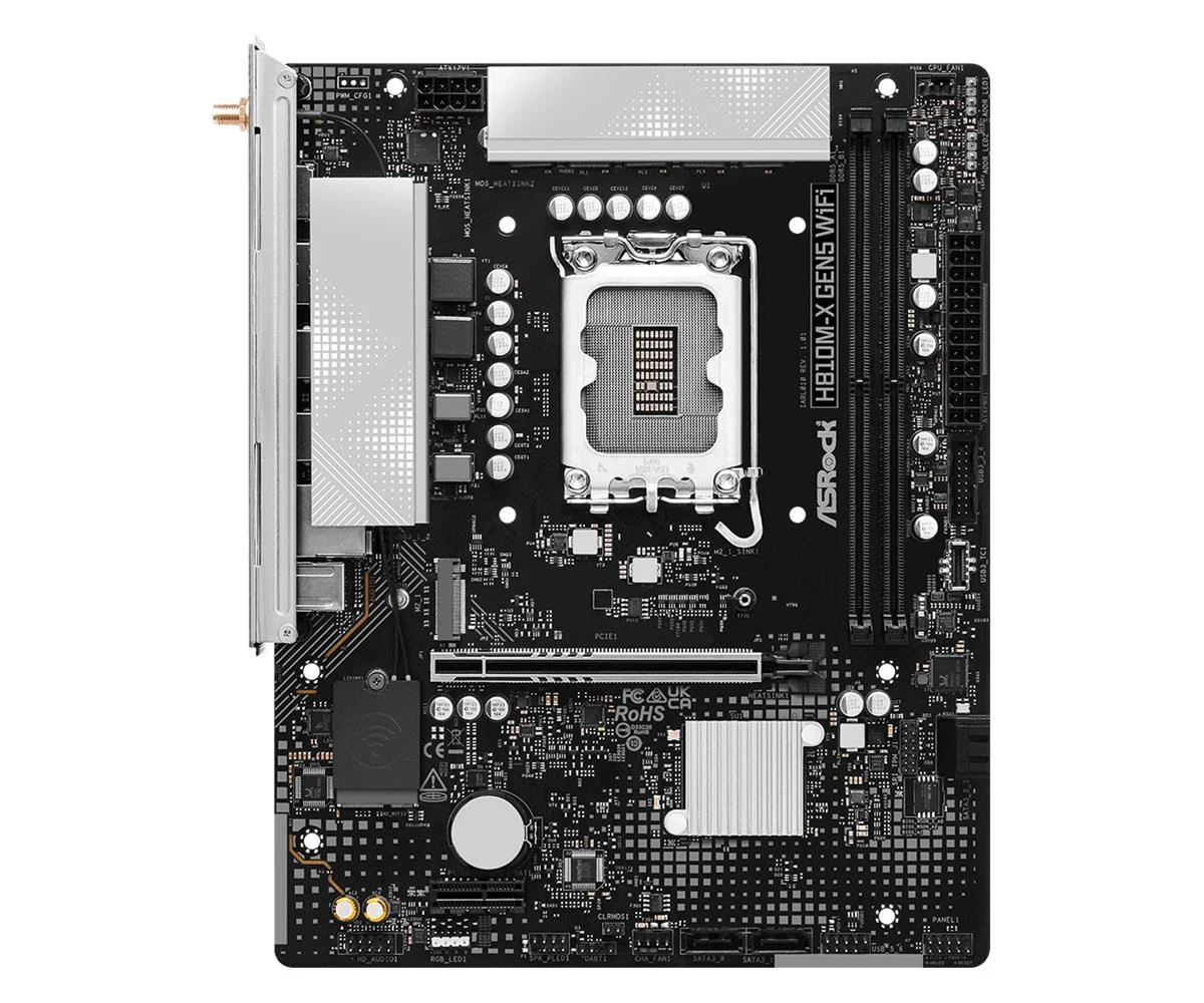 ASRock H810M-X GEN5 WIFI emaplaadi