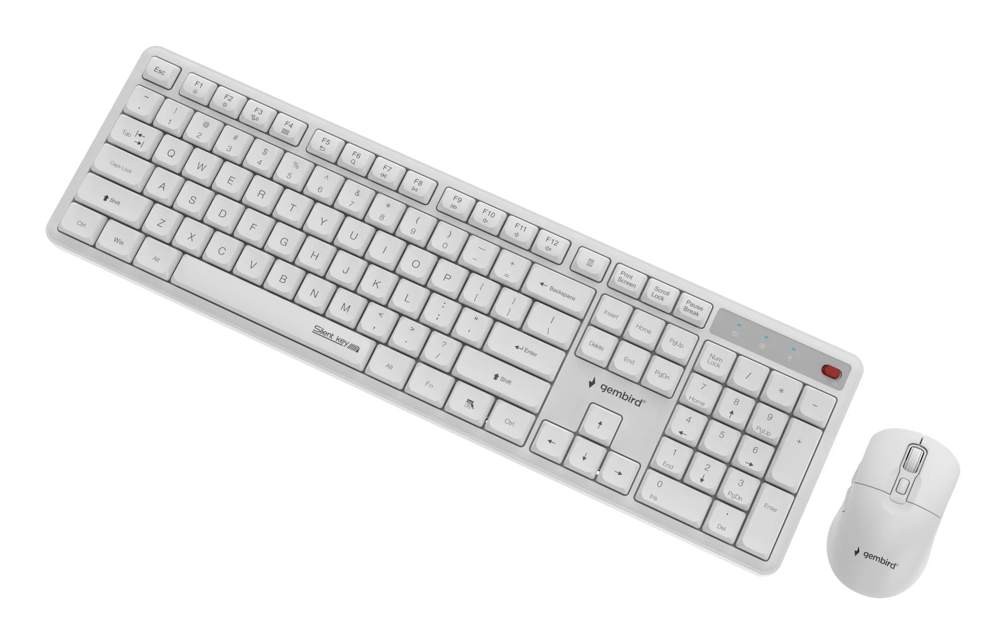 Gembird KBS-WMS-01-W keyboards