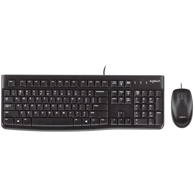 Logitech MK120 juhtmega klaviatuur ja hiir komplekt