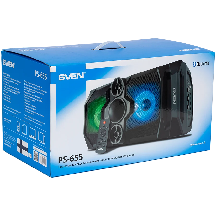 SVEN PS-655 2x25W kõlar karaoke funktsiooniga