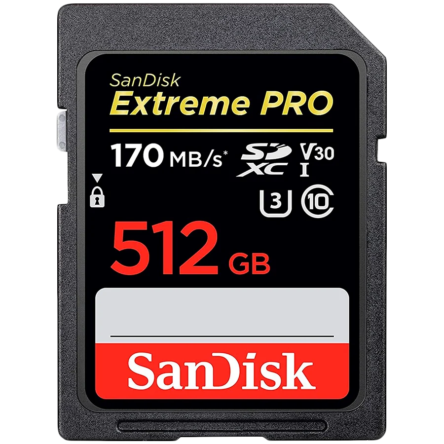 SanDisk Extreme 512GB SDXC Memory Card