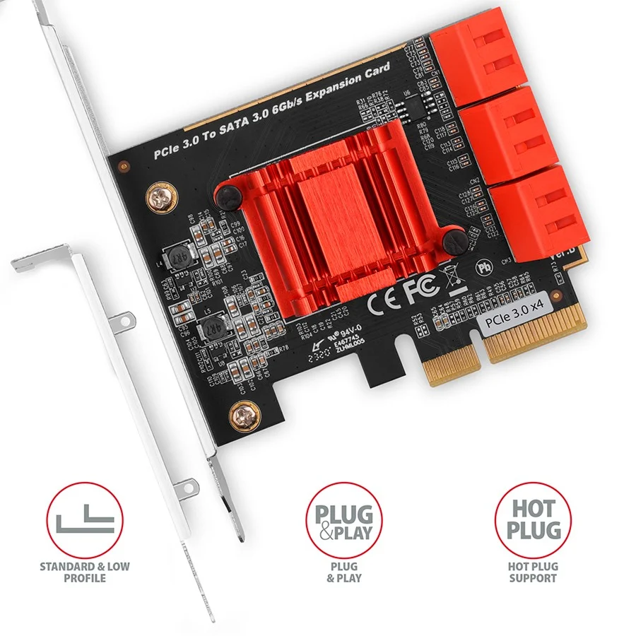Axagon PCES-SA6 SATA III PCI-Express kontroller