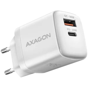 Axagon Sil seinavalija 30W USB-A + USB-C