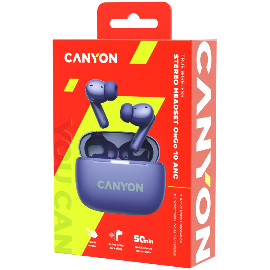 Canyon OnGo TWS-10 juhtmevaba kõrvaklapid Purple