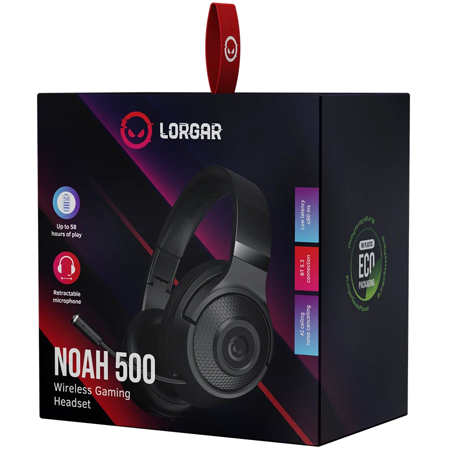 LORGAR Noah 500 juhtmevaba gamer'i kõrvaklapid