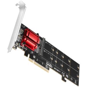 Axagon PCEM2-ND PCIe 2x NVMe M.2 kontroller