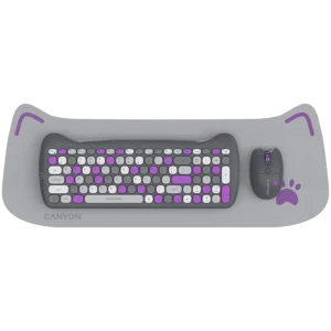 Canyon HSET-W6 Kitty Edition juhtmevaba klaviatuur ja hiir