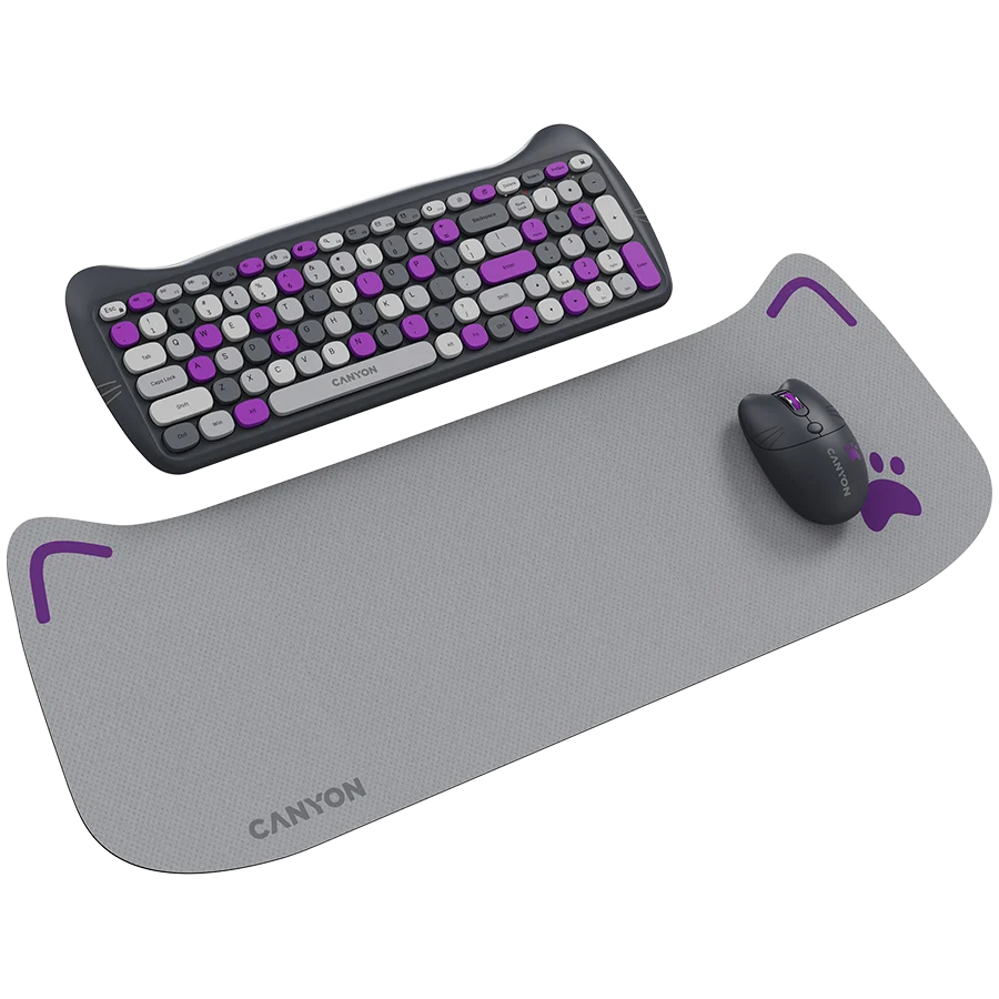 Canyon HSET-W6 Kitty Edition juhtmevaba klaviatuur ja hiir