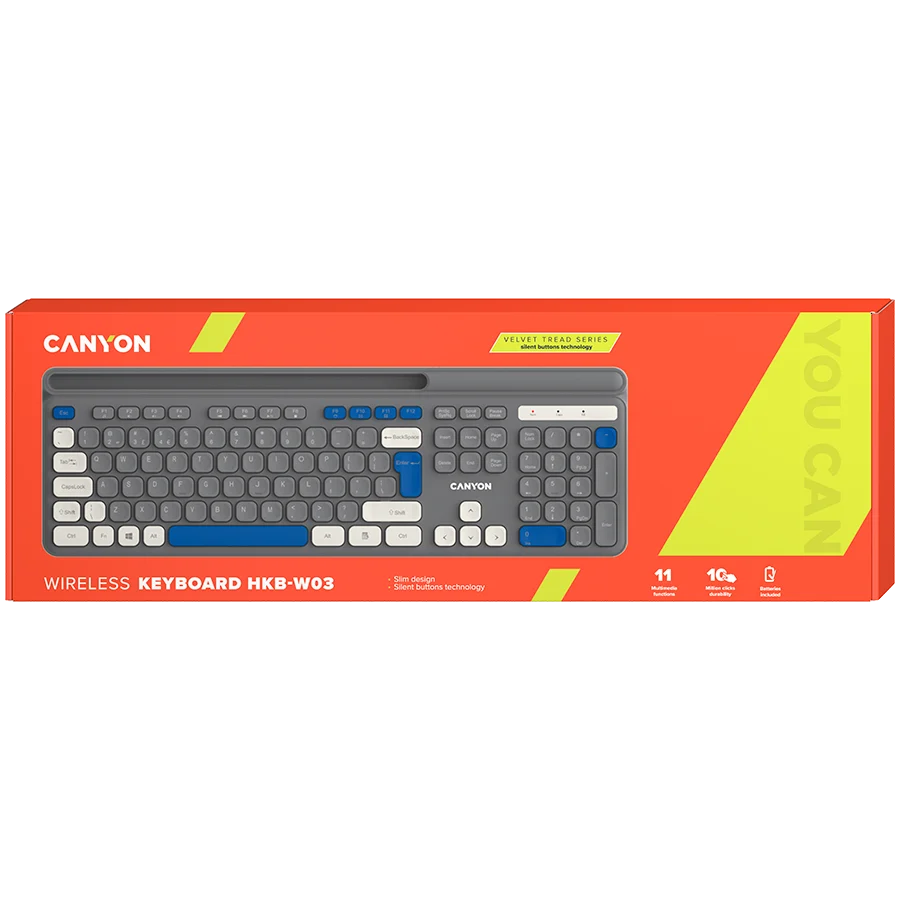 Canyon HKB-W03 juhtmevaba klaviatuur