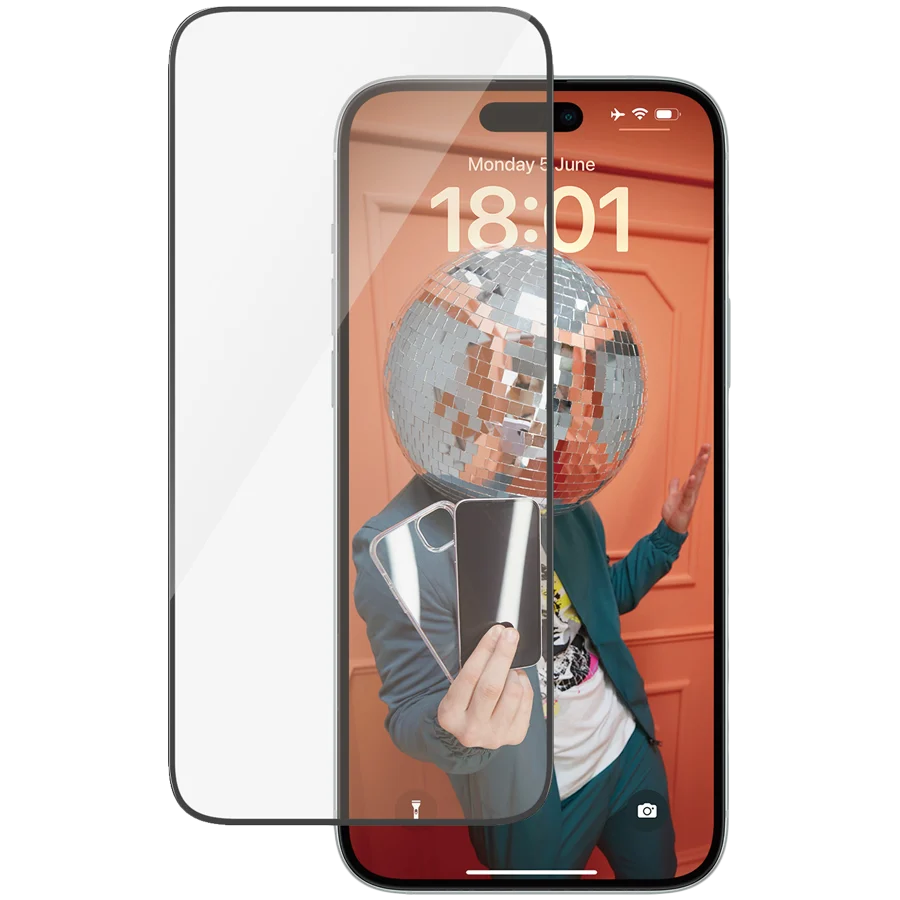 PanzerGlass iPhone 15 Plus ekraankaitse Ultra-Wide Fit