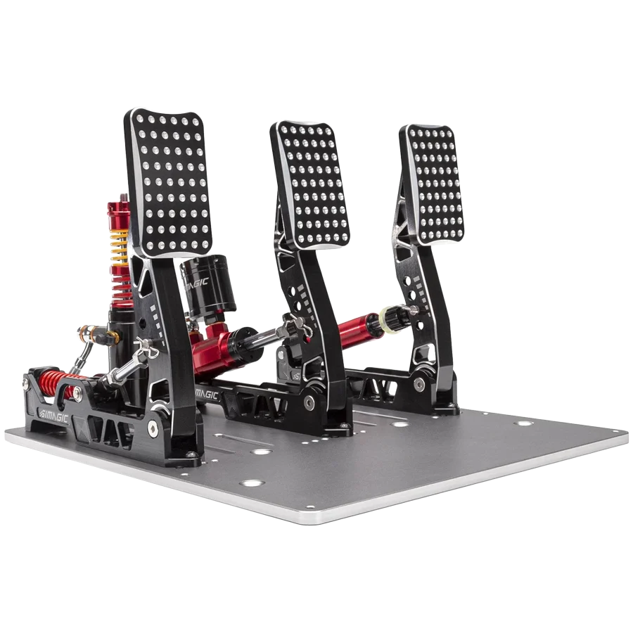 SIMAGIC Crimson Edition hüdrauliline kolmepedaali komplekt