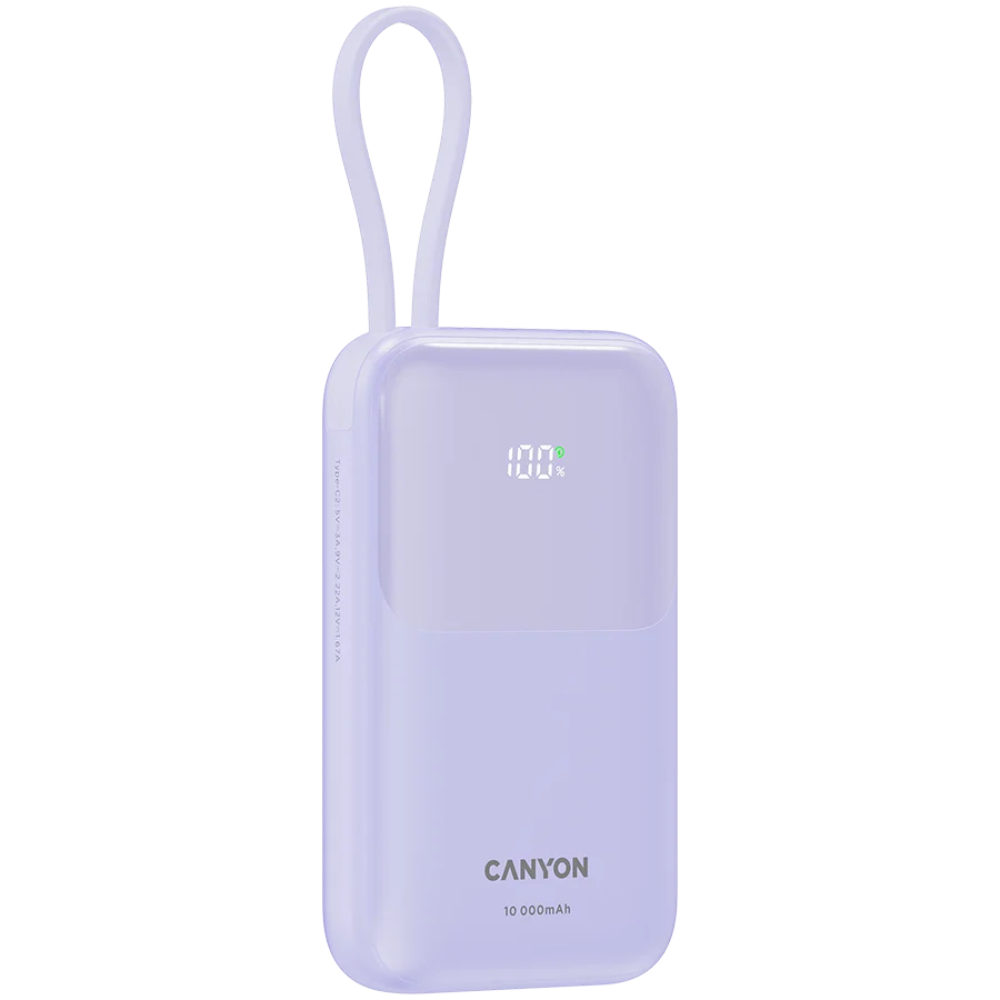 Canyon OnPower 101 10000mAh akupank Purple