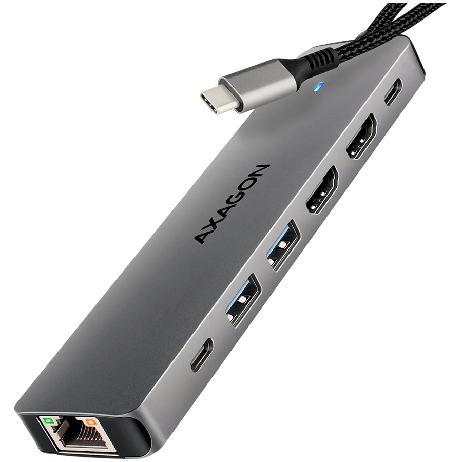 AXAGON HMC-7HX2 USB-C hub