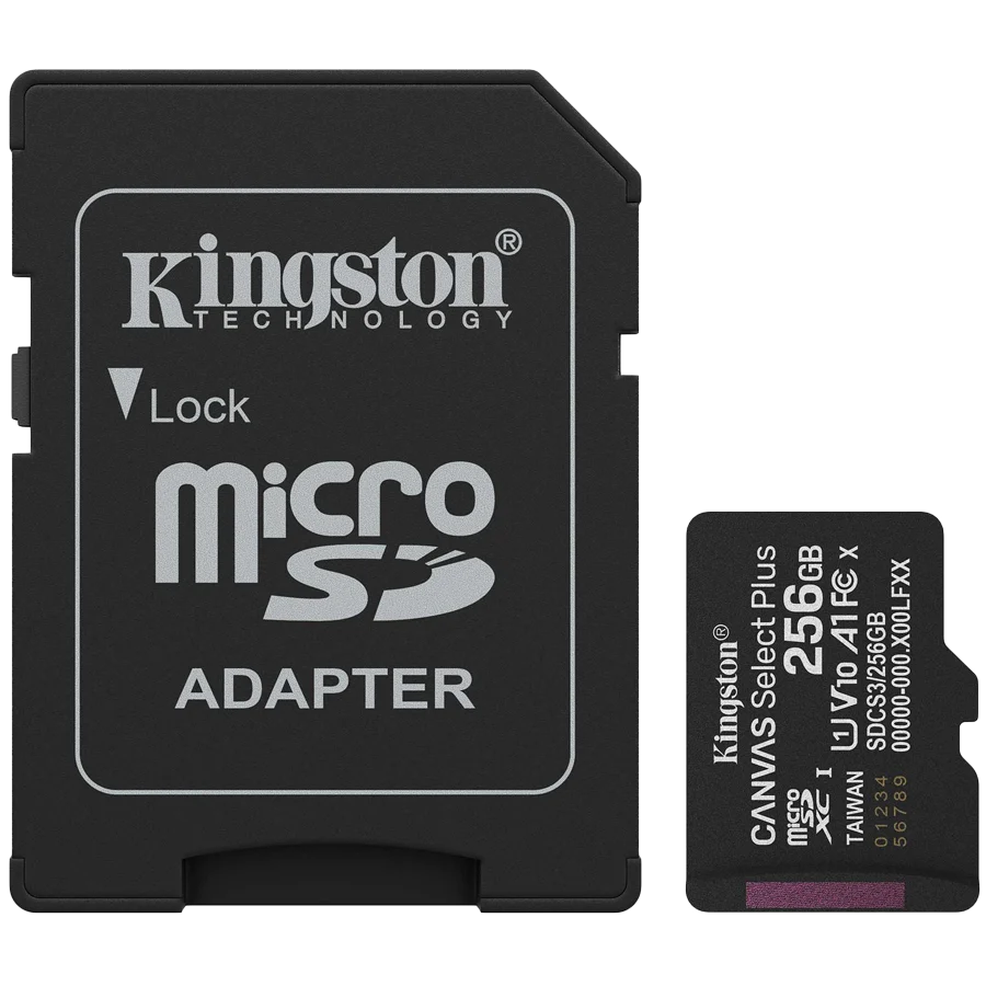 Kingston Canvas Select Plus Gen3 256GB microSDXC