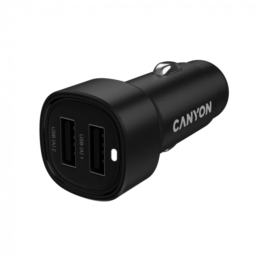 CANYON OnDrive 24 24W 2×USB-A autolaadija