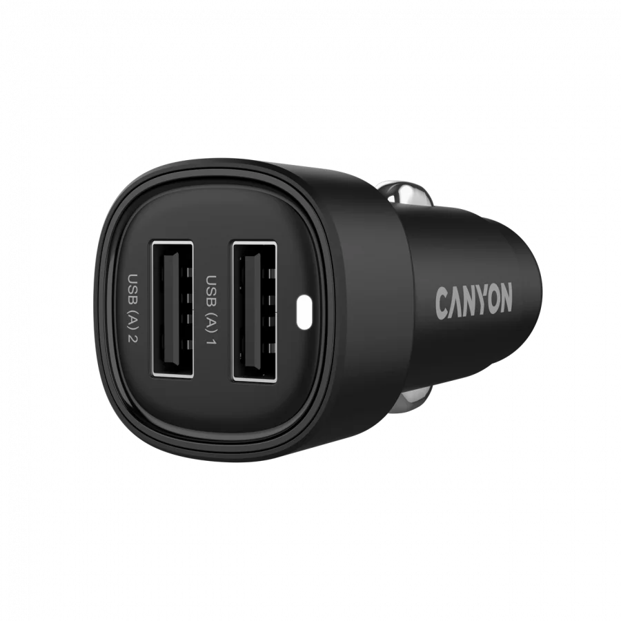 CANYON OnDrive 24 24W 2×USB-A autolaadija