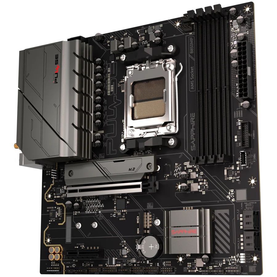SAPPHIRE B850M AM5 PULSE Micro-ATX emaplaat