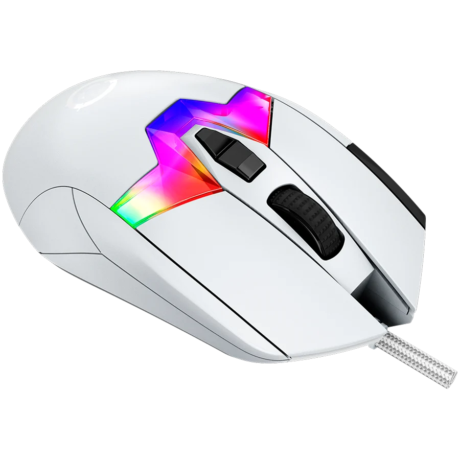 LORGAR MSP80 8000 Hz Gaming Mouse Pro valge