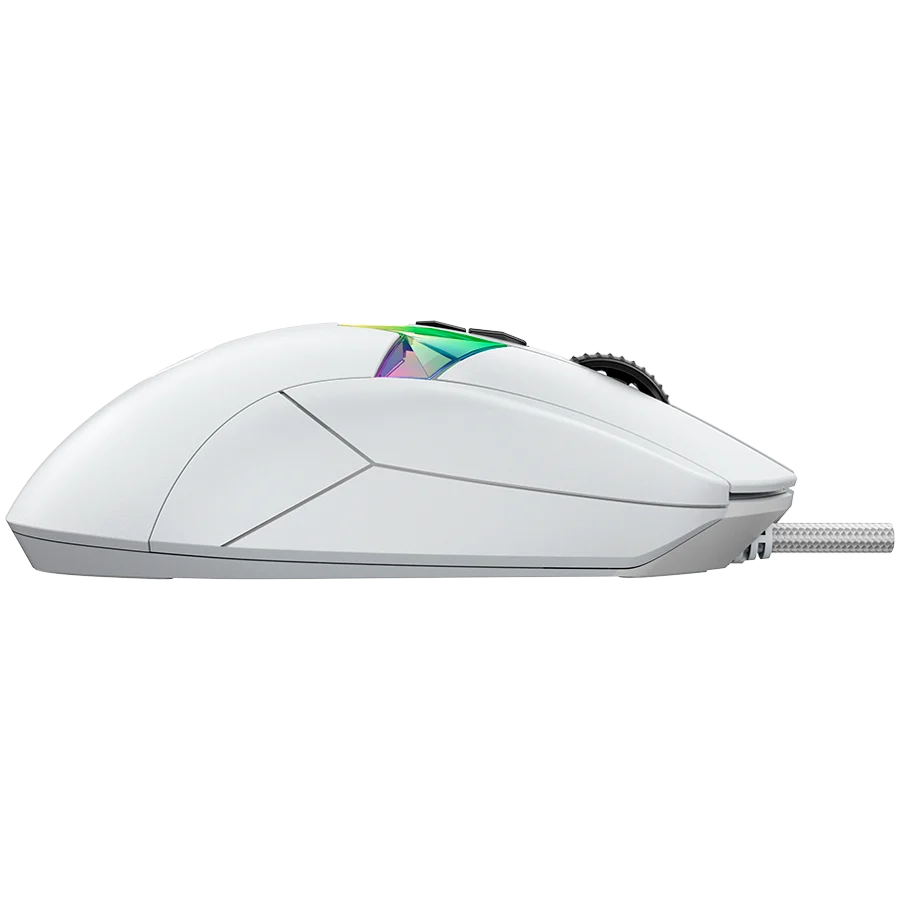 LORGAR MSP80 8000 Hz Gaming Mouse Pro valge
