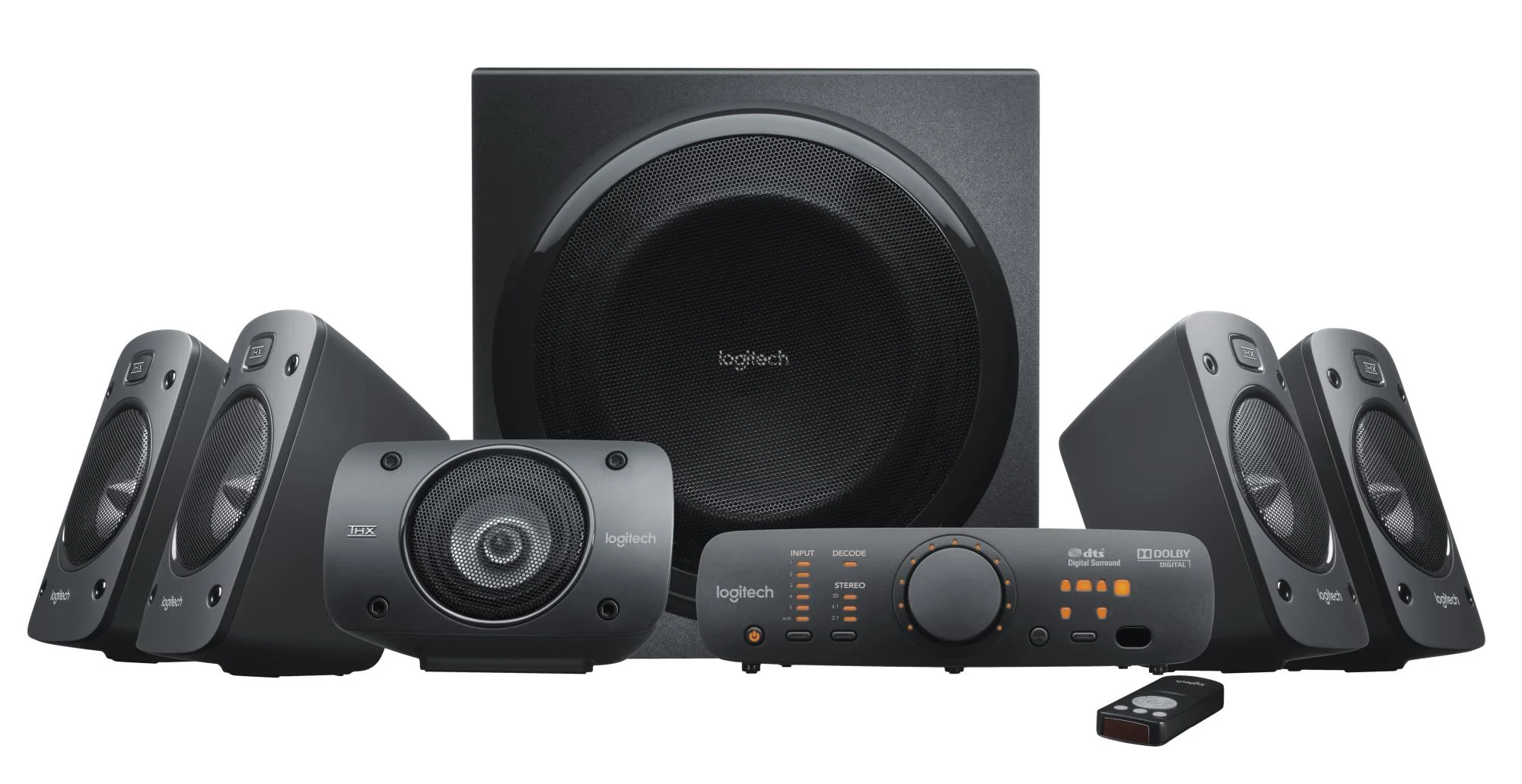 Logitech Z906 5.1 kõlaritest