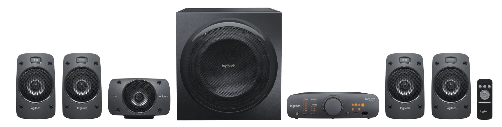 Logitech Z906 5.1 kõlaritest