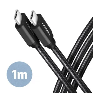 Axagon USB-C → USB-C kaabel 1m